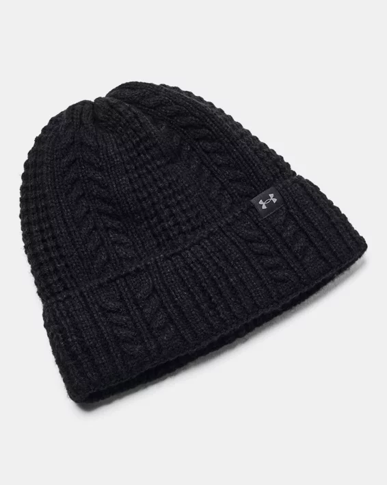 UA Halftime Cable Knit Womens Beanie