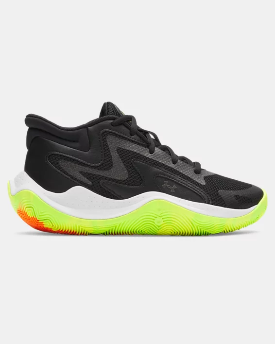 UA Jet 25 Grade School Basketball Shoes