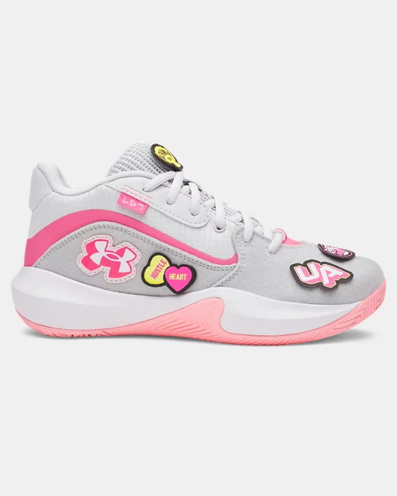 UA Lockdown 7 VC Grade School Basketball Shoes