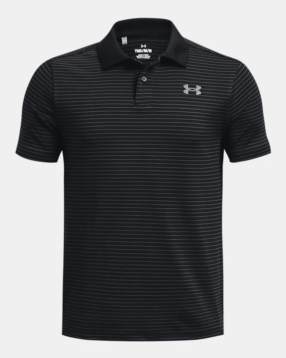 UA Matchplay Stripe Boys Polo
