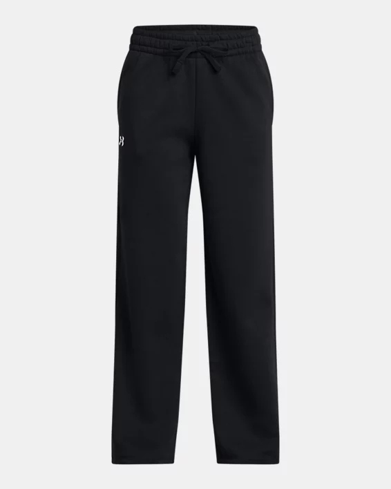 UA Rival Fleece Girls Straight Leg Pants