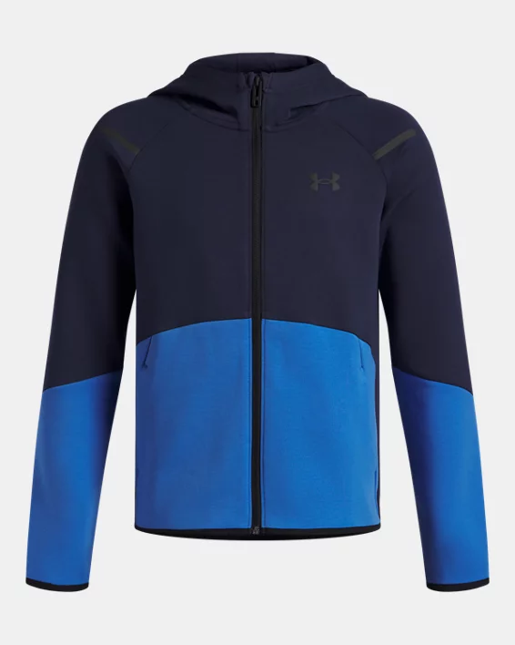 UA Unstoppable Fleece Boys Full-Zip
