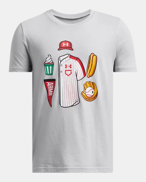 UA Baseball Illustrated Boys Short Sleeve