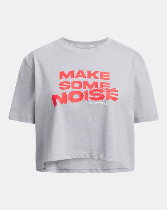 UA Make Noise Girls Short Sleeve