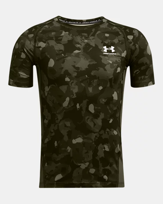 HeatGear Printed Boys Short Sleeve