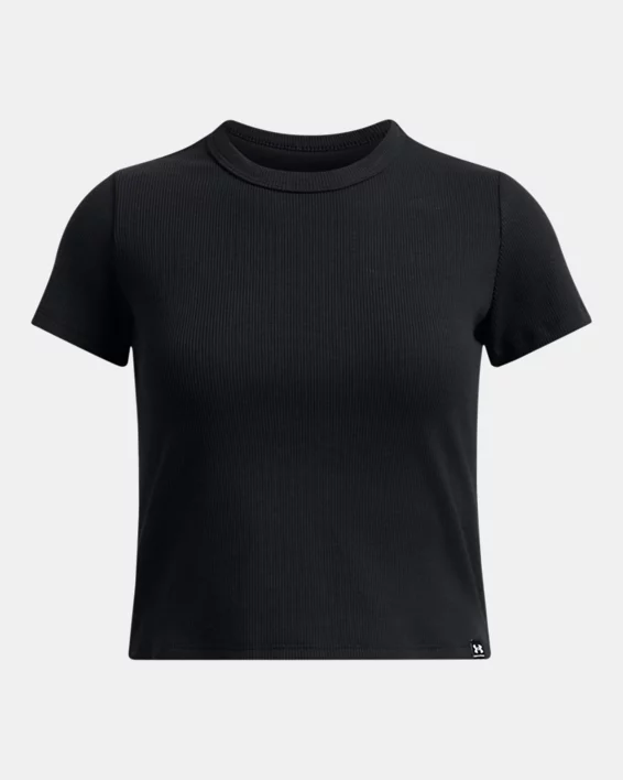 UA Rival Rib Girls Short Sleeve