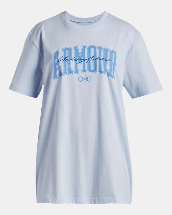 UA Rival Girls Oversized Short Sleeve