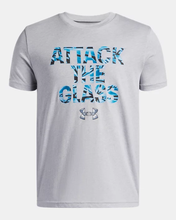 UA Hoops Glass Boys Short Sleeve