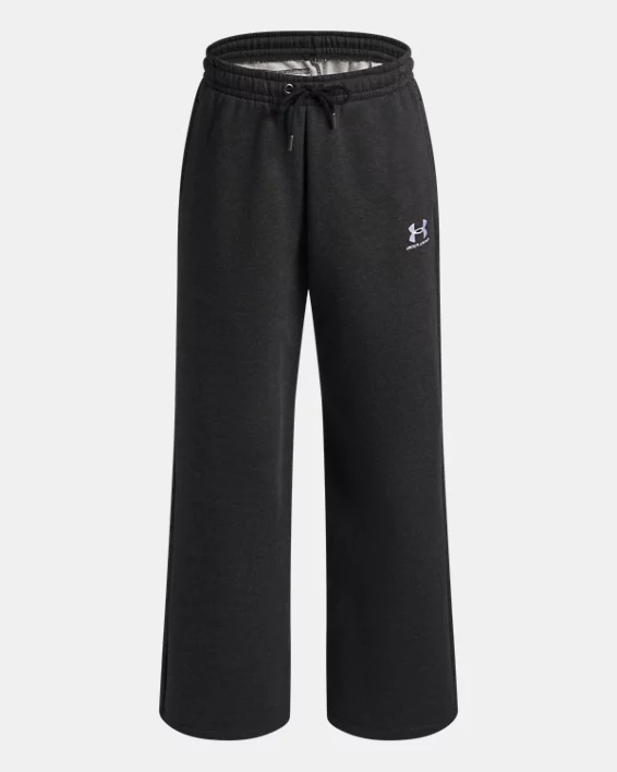 UA Icon Fleece Heather Boys Straight Leg Pants