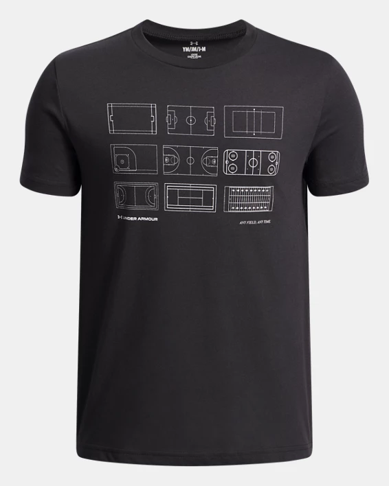 UA Courts Boys Short Sleeve