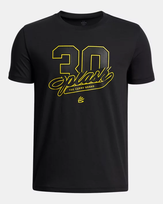 Curry Splash Wordmark Boys T-Shirt