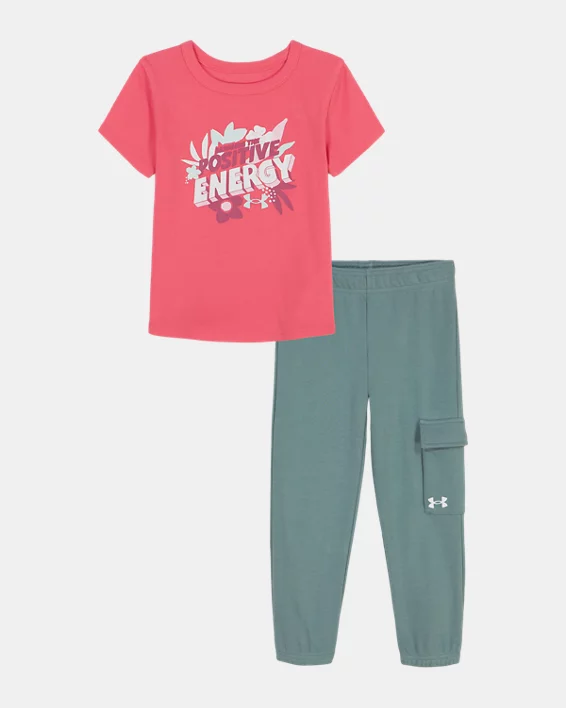 UA Cargo Infant Girls Pants Set