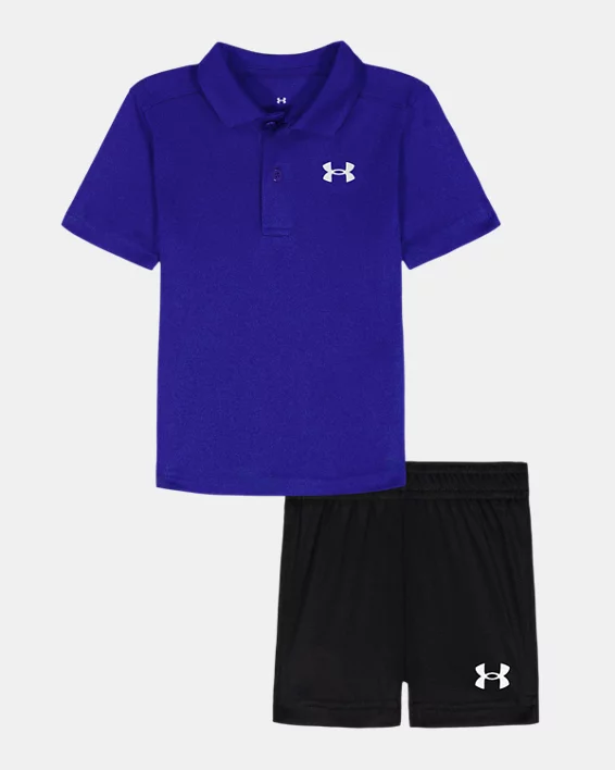 UA Polo Tech Toddler Boys Shorts Set