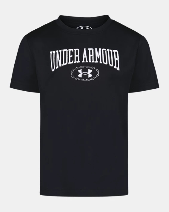 UA Wordmark Tech Toddler Boys Short Sleeve