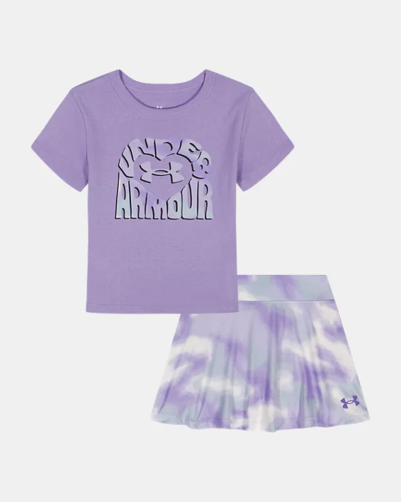 UA Printed Toddler Girls Skort Set