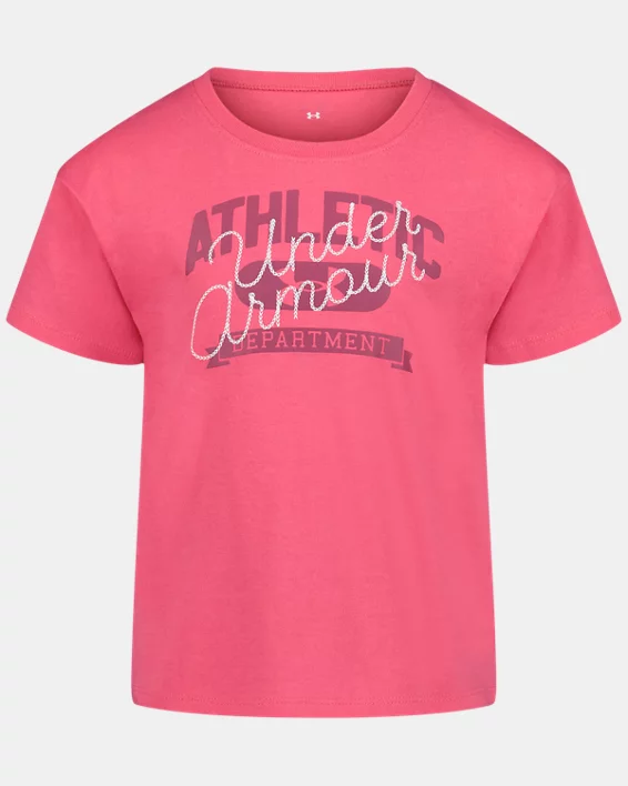 UA Tech Athletic Toddler Girls Short Sleeve