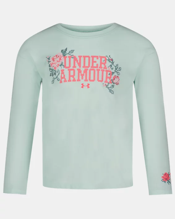 UA Rose Stitch Girls Toddler Long Sleeve