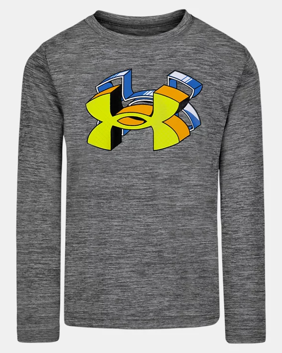 UA HD Logo Twist Tech Toddler Boys Long Sleeve