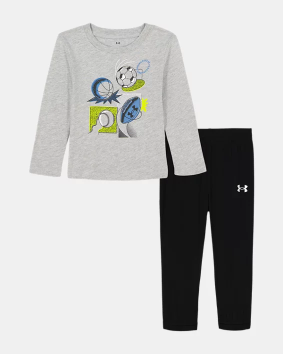 UA Multi Sport Toddler Boys Long Sleeve Set