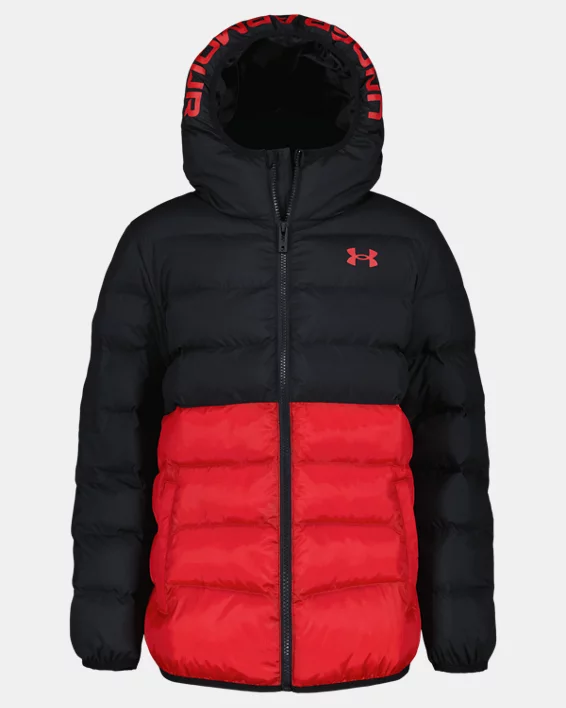 UA Pronto Colorblock Little Boys Puffer Jacket