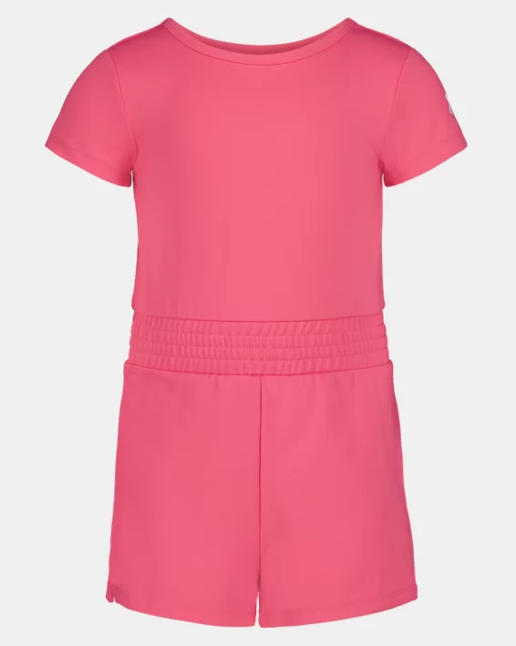 UA Short Sleeve Toddler Girls Romper