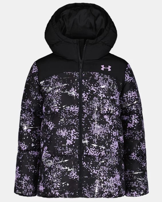 UA Prime Printed Little Girls Puffer Jacket