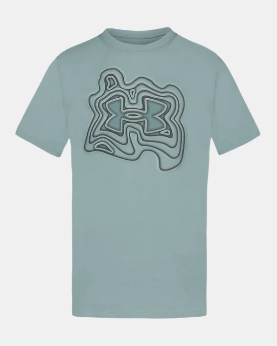 UA Mountain Top Logo Boys Short Sleeve