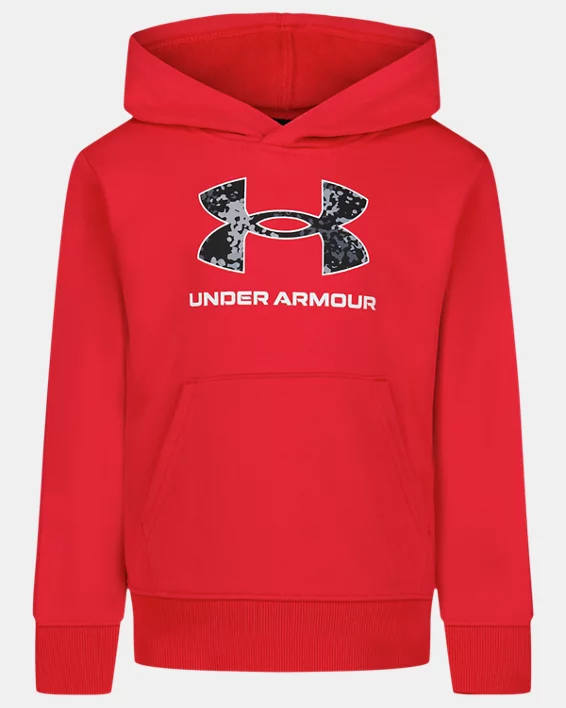 UA Rival Fleece Print Fill Boys Hoodie