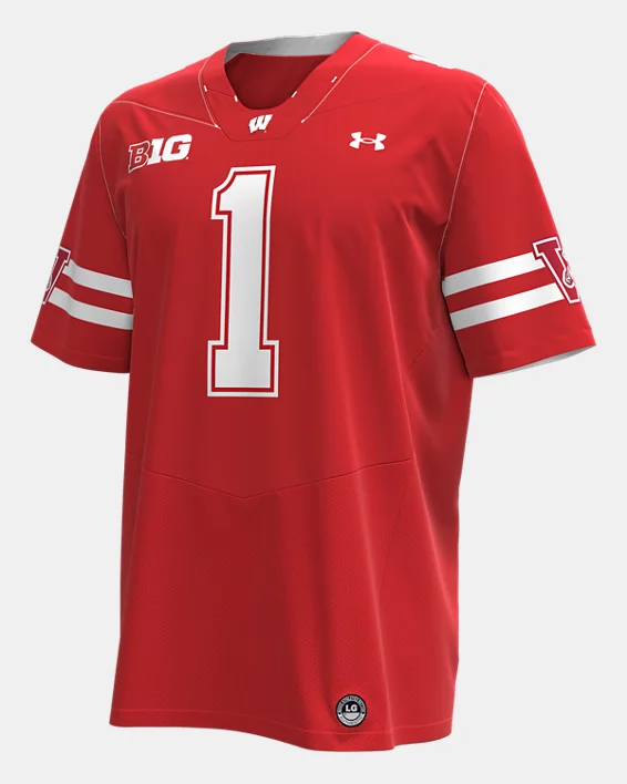 UA Wisconsin Collegiate Football Replica Mens Jersey