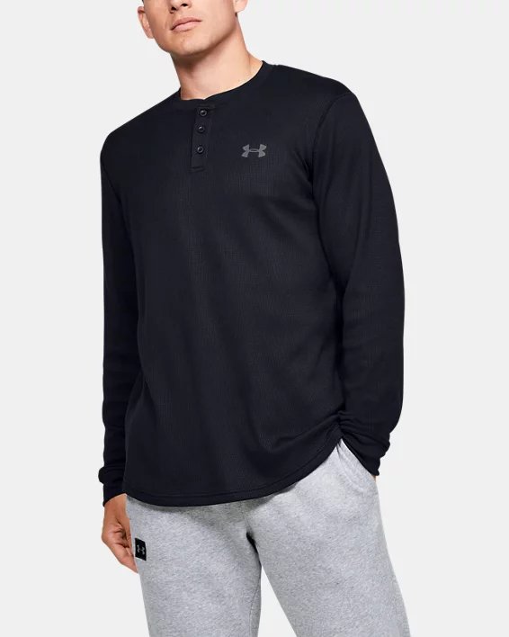 UA Waffle Mens Henley