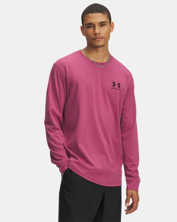 UA Left Chest Mens Long Sleeve