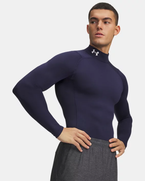 ColdGear Mens Compression Mock Long Sleeve