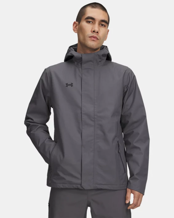UA Stormproof Lined Mens Rain Jacket