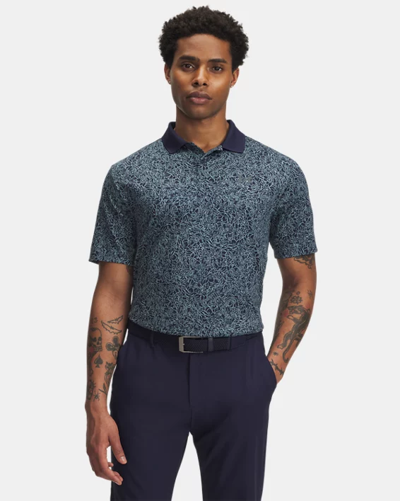UA Matchplay Printed Mens Polo