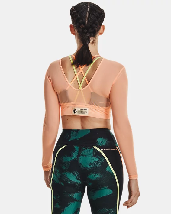 Project Rock Sheer Mesh Womens Long Sleeve