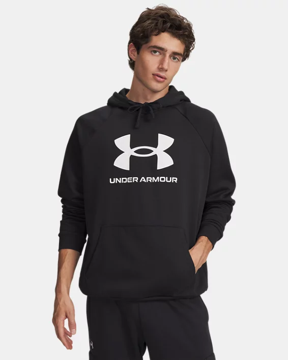 UA Rival Fleece Mens Logo Hoodie