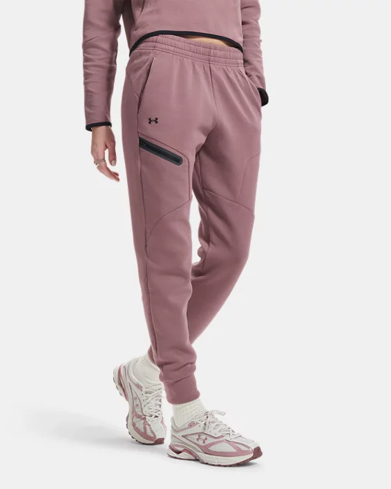 UA Unstoppable Fleece Womens Joggers