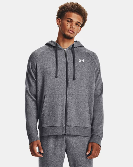 UA Rival Fleece Mens Full-Zip Hoodie