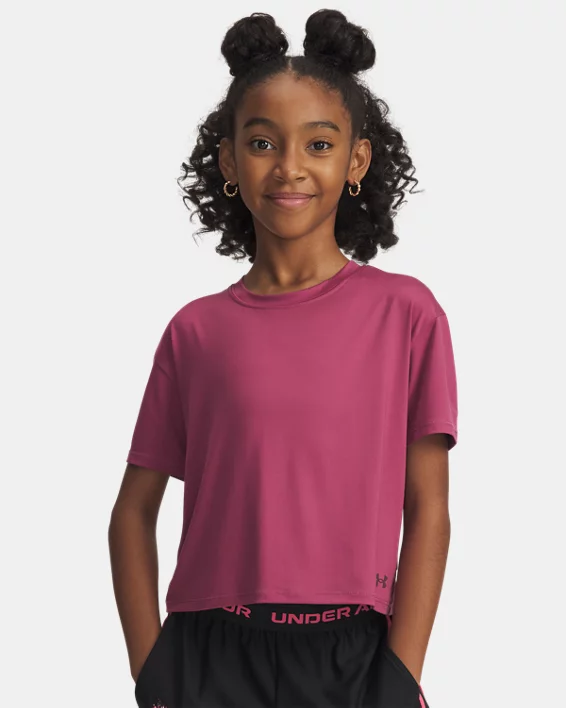UA Motion Girls Short Sleeve