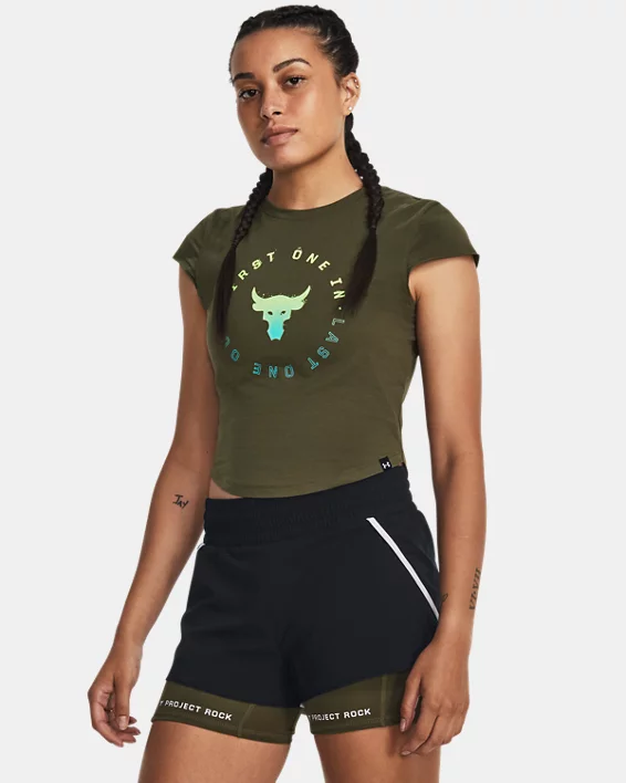 Project Rock Night Shift Womens Cap T-Shirt