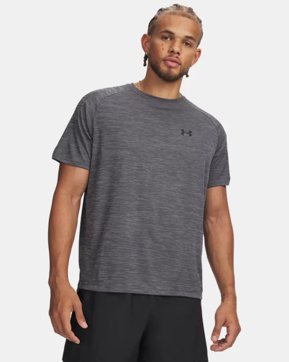 UA Tech Textured Mens Short Sleeve