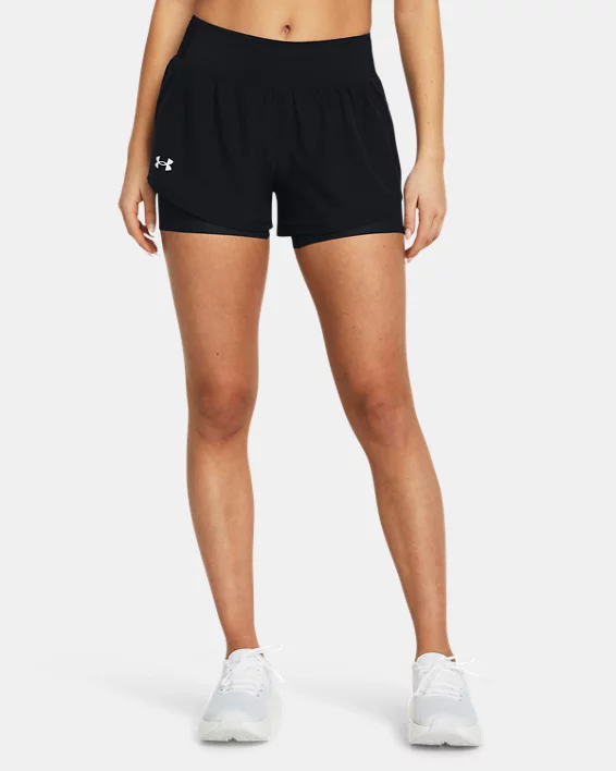 UA Launch Womens 2-in-1 Shorts
