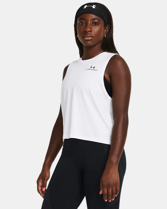 UA Vanish Energy Womens Crop Tank