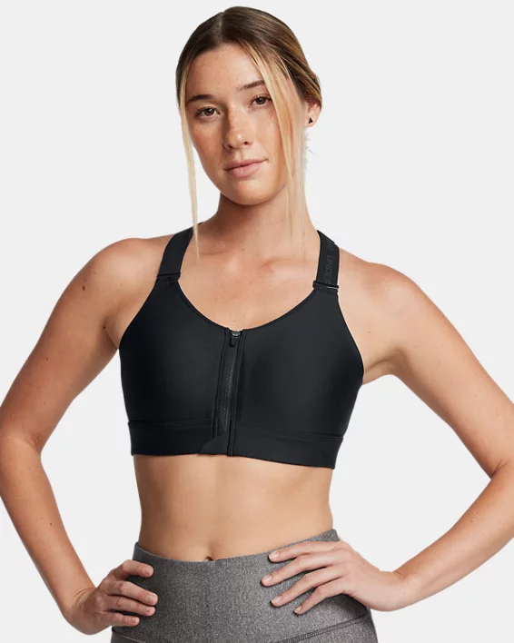 UA Infinity 2.0 High Zip Womens Sports Bra