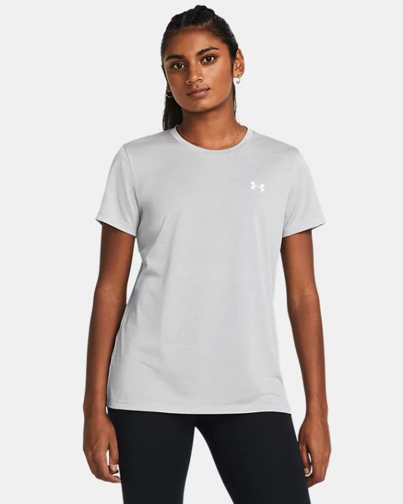 UA Tech Bubble Womens Short Sleeve