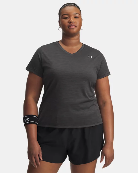 Womens UA Tech Twist V-Neck Short Sleeve