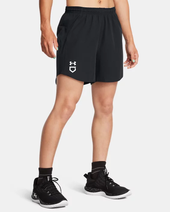 UA Utility Softball Womens 4.75" Shorts