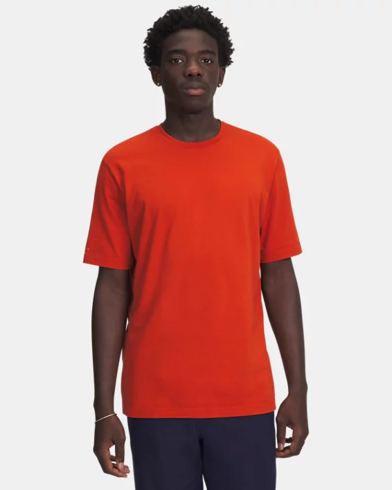 UA Icon Charged Cotton Mens Short Sleeve