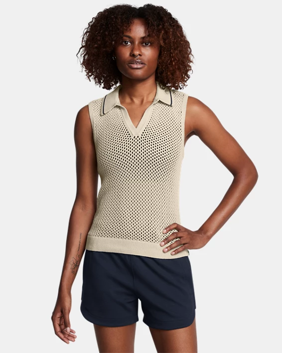 UA Premier Sleeveless Sweater Womens Polo