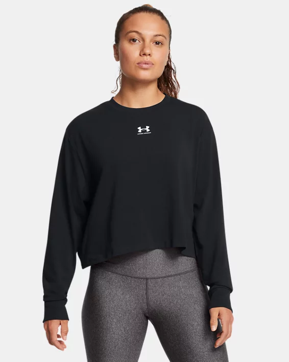 UA Rival Boxy Womens Long Sleeve